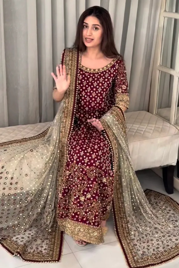 Haris Shakeel – Areesha pakistani fashion outfit with coordinated…